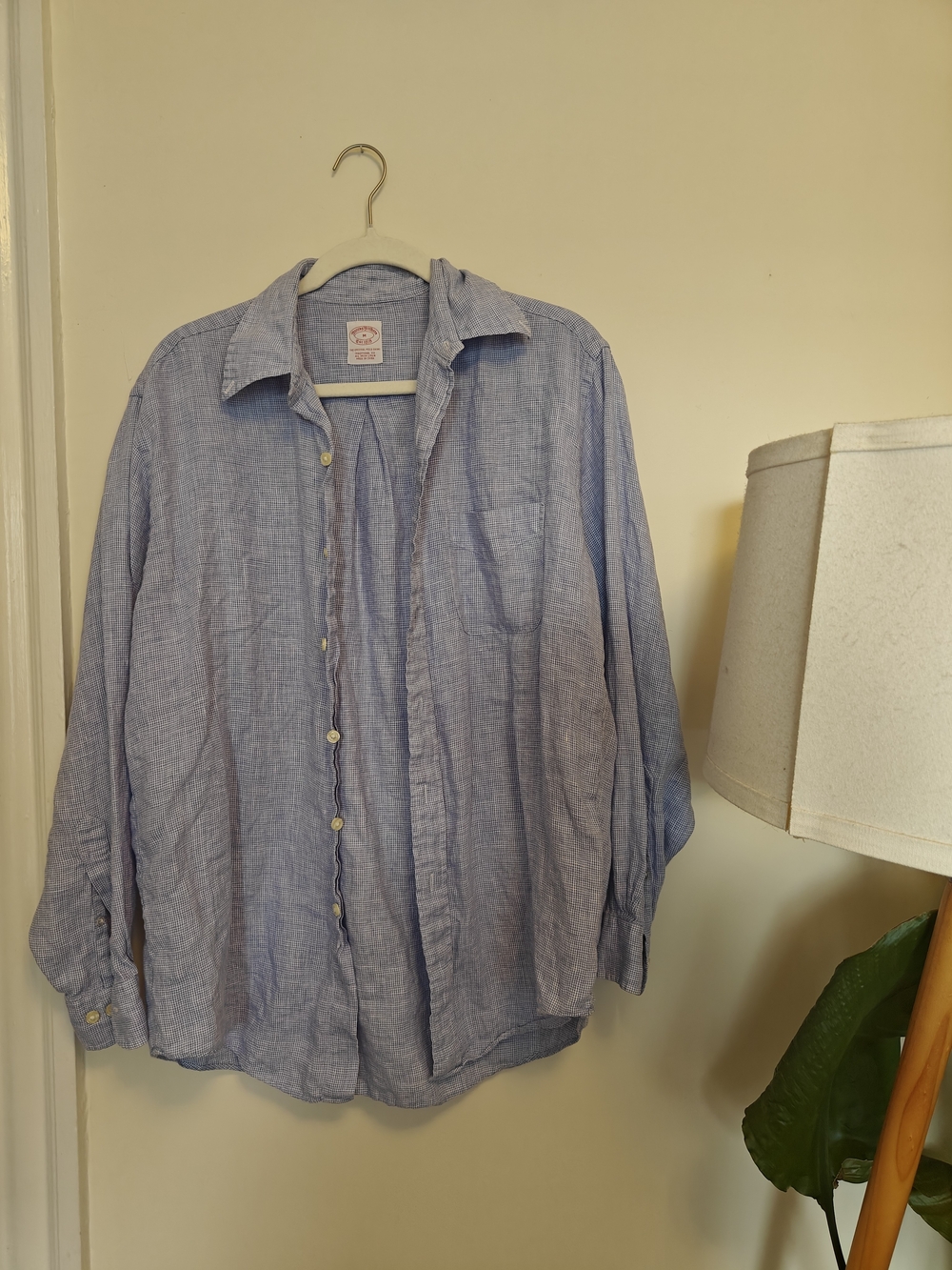Brooks Brothers 100% Linen Button Up